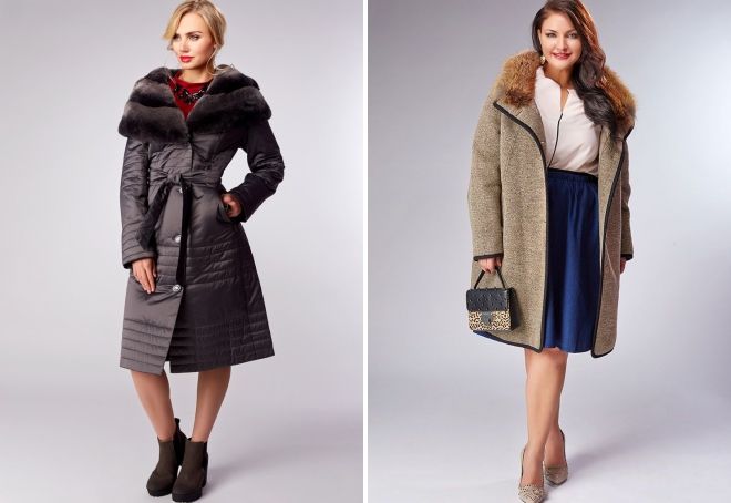 Женское зимнее пальто с мехом 2019-2020
