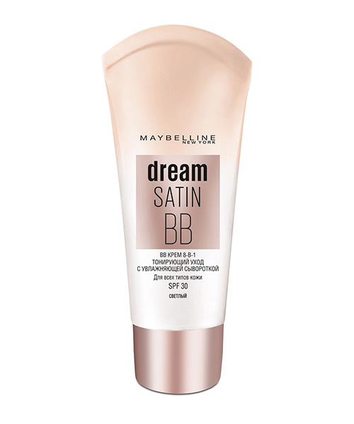 Maybelline, BB крем Dream Satin Увлажняющий, SPF 30