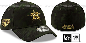 Astros 2019 ARMED FORCES STARS N STRIPES FLEX Hat by New Era