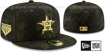 Astros 2019 ARMED FORCES STARS N STRIPES Hat by New Era