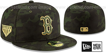 Red Sox 2019 ARMED FORCES STARS N STRIPES Hat by New Era