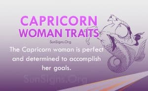 capricorn woman traits