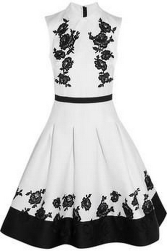 черно-белые платья